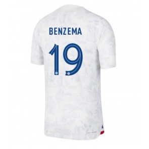 Francie Karim Benzema #19 Venkovní Dres MS 2022 Krátký Rukáv